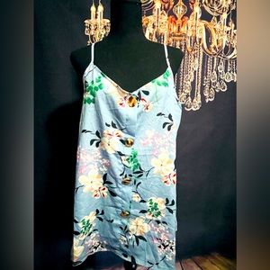 Light blue floral camisole